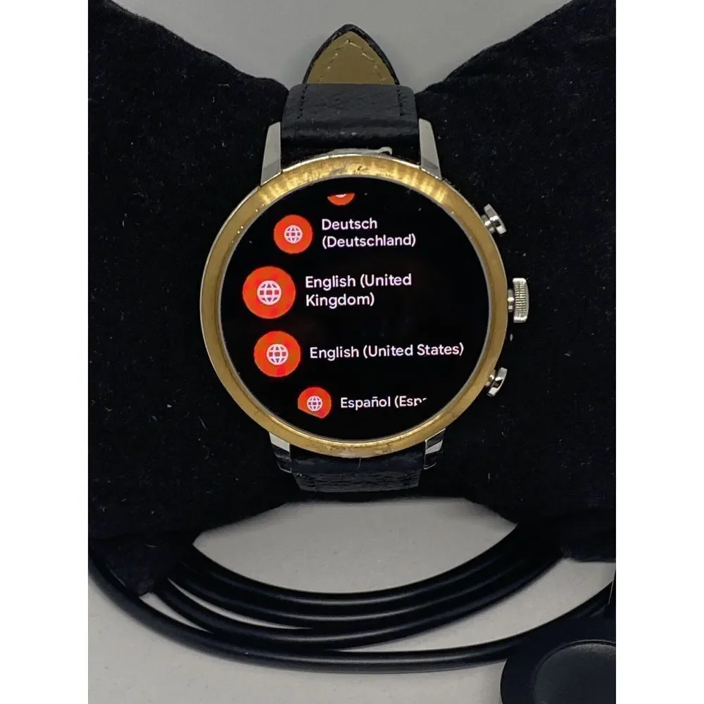 Fossil Gen 4 Authentic Digital Dial Smart Watch Custom Band FTW6016 AB160